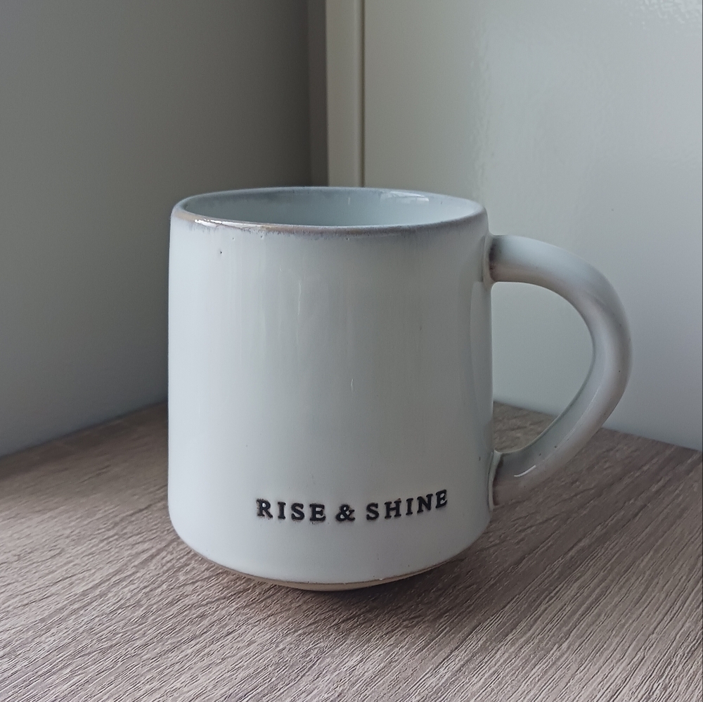 🌷 Hearth & Hand "Rise & Shine" Stoneware Mug - Picture 2 of 8